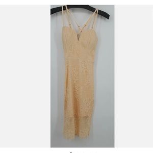 ISO Material Girl bodycon midi lace dress